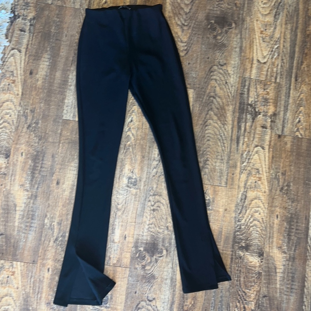 Zara Ribbed Slit Leggings